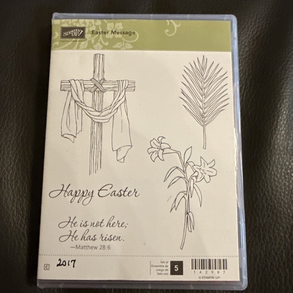 Stampin' Up! Rubber Stamp Set (Easter Message)(Retired) 142987